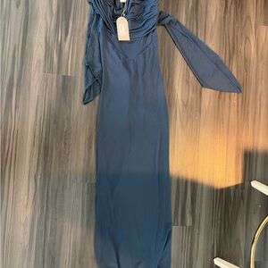 Elegant Blue Evening Gown
